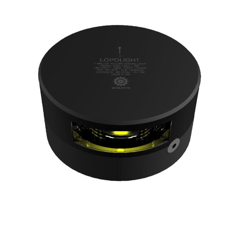 2nm yellow Towing, black anodized